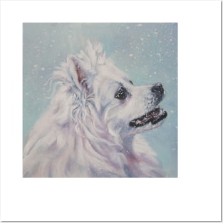 American Eskimo Dog Fine Art Painting Posters and Art